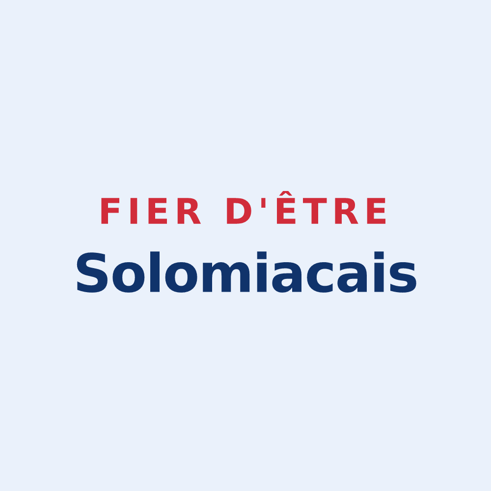 Sticker « Fier d'être Solomiacais » — design pour Solomiac