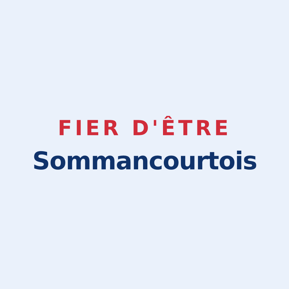 Sticker « Fier d'être Sommancourtois » — design pour Sommancourt