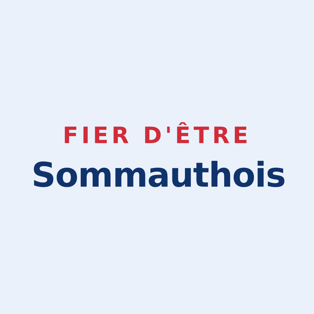 Sticker « Fier d'être Sommauthois » — design pour Sommauthe