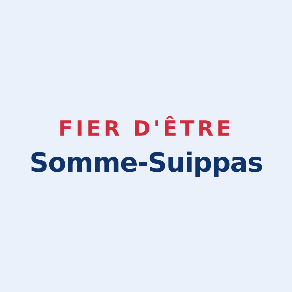 Sticker « Fier d'être Somme-Suippas » — design pour Somme-Suippe