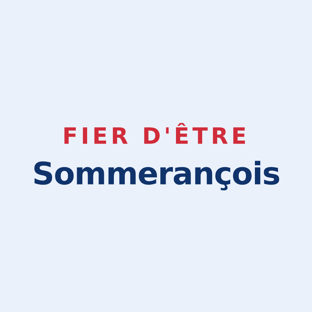 Sticker « Fier d'être Sommerançois » — design pour Sommerance