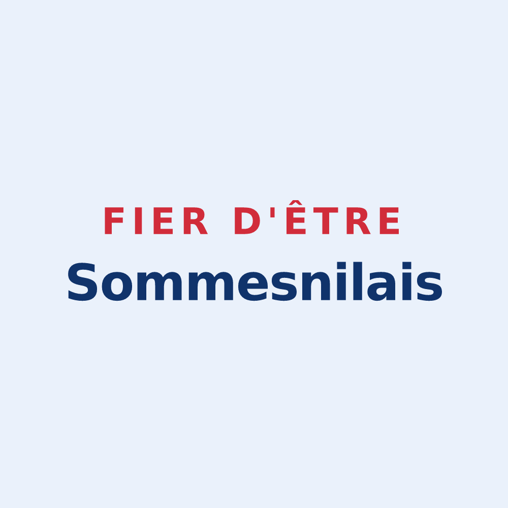 Sticker « Fier d'être Sommesnilais » — design pour Sommesnil