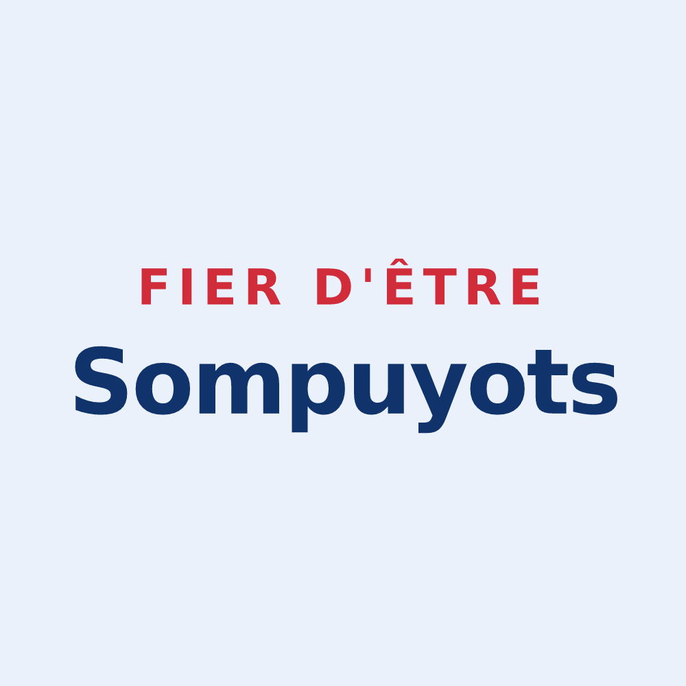 Sticker « Fier d'être Sompuyots » — design pour Sompuis
