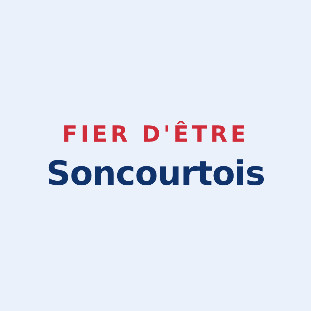 Sticker « Fier d'être Soncourtois » — design pour Soncourt-sur-Marne
