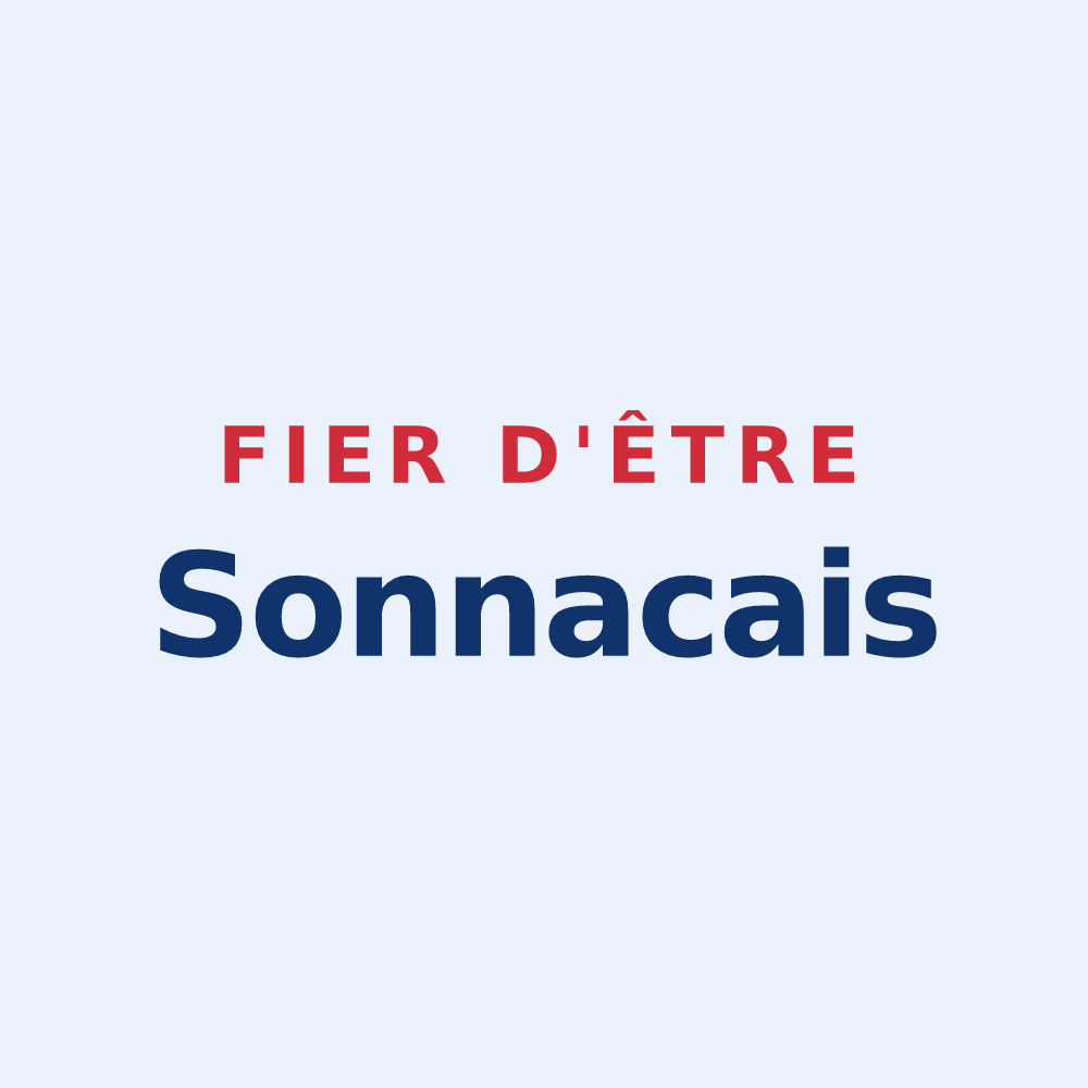 Sticker « Fier d'être Sonnacais » — design pour Sonnac