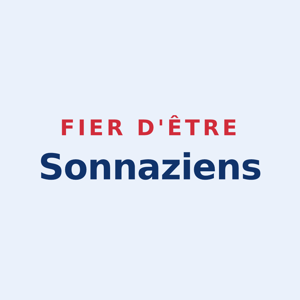 Sticker « Fier d'être Sonnaziens » — design pour Sonnaz