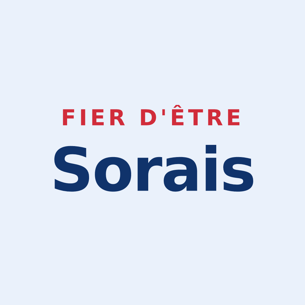 Sticker « Fier d'être Sorais » — design pour Sor