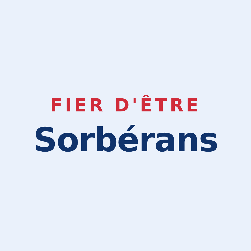 Sticker « Fier d'être Sorbérans » — design pour Sorbiers