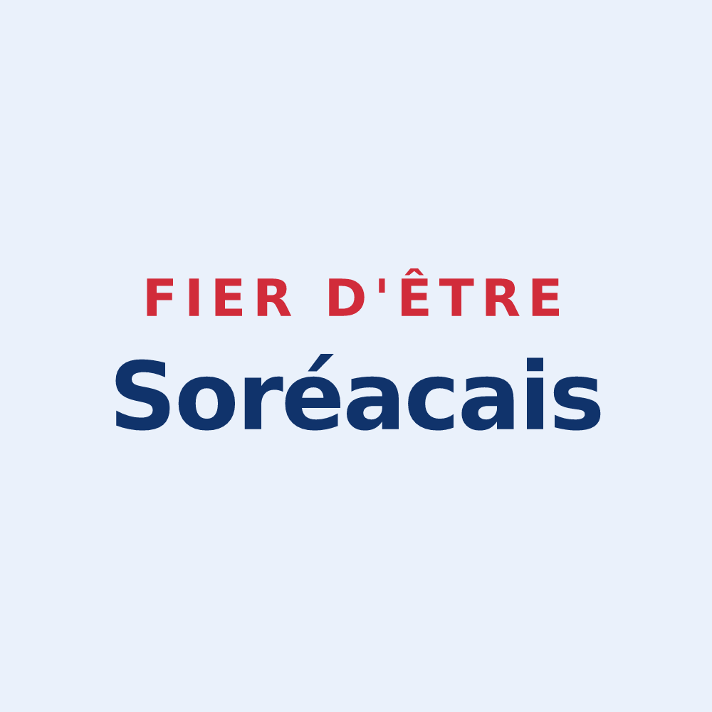 Sticker « Fier d'être Soréacais » — design pour Soréac