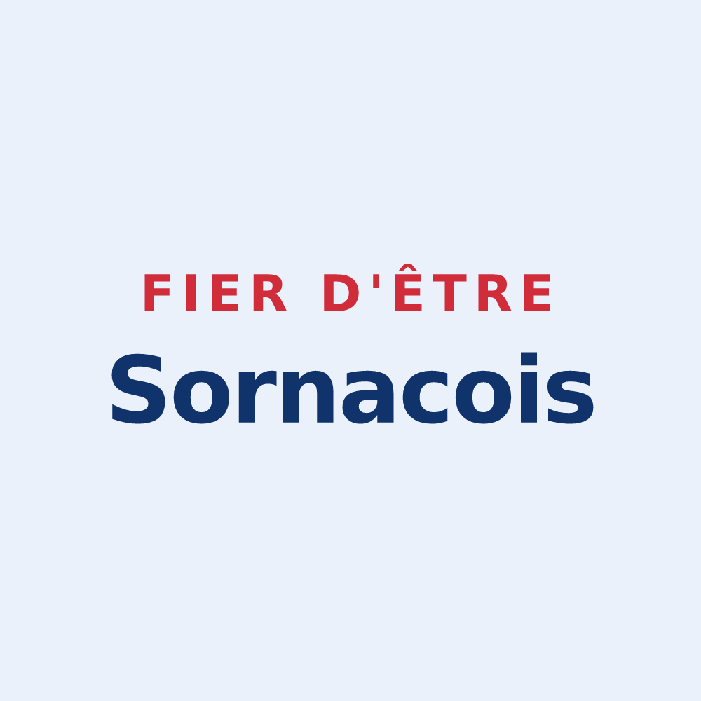 Sticker « Fier d'être Sornacois » — design pour Sornac