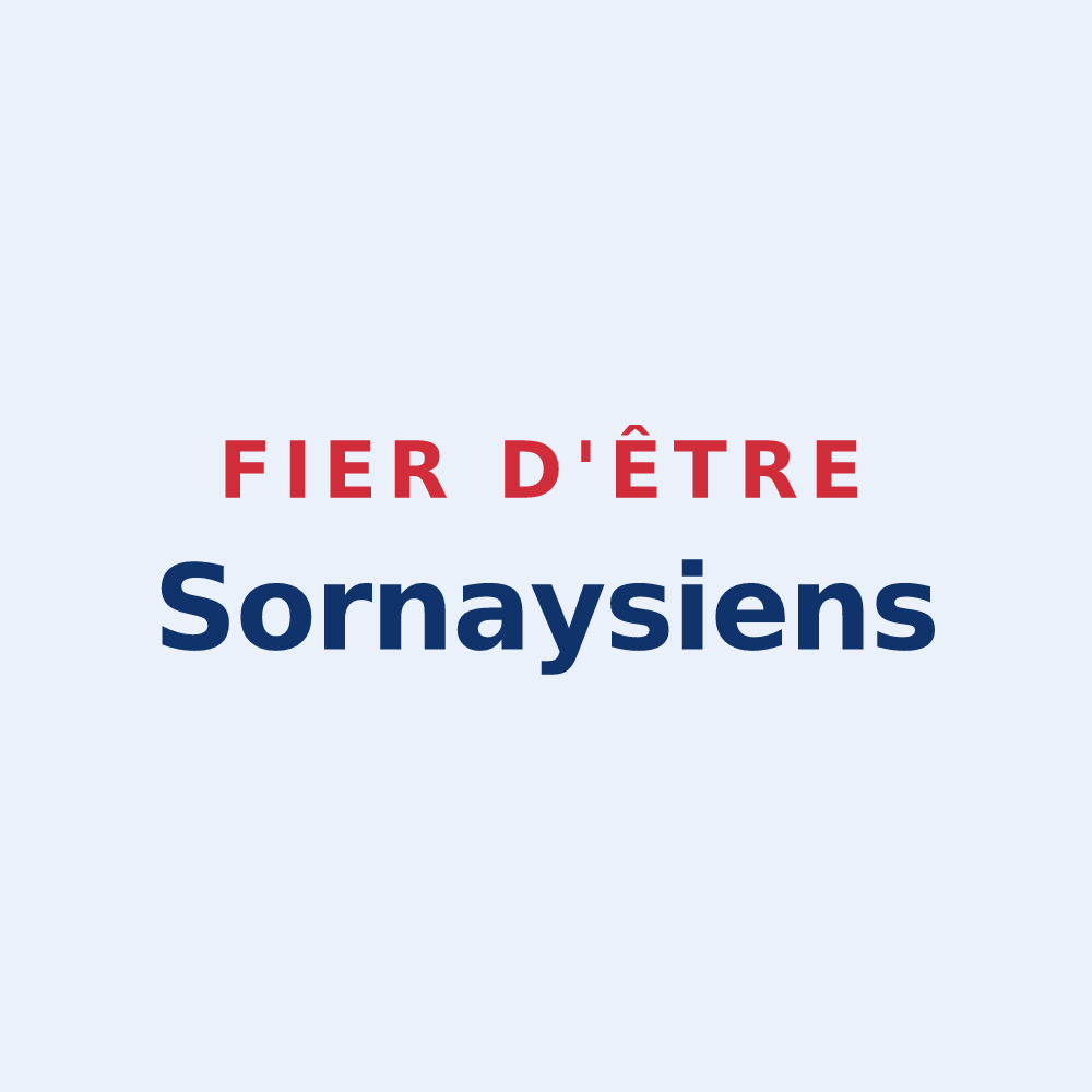 Sticker « Fier d'être Sornaysiens » — design pour Sornay