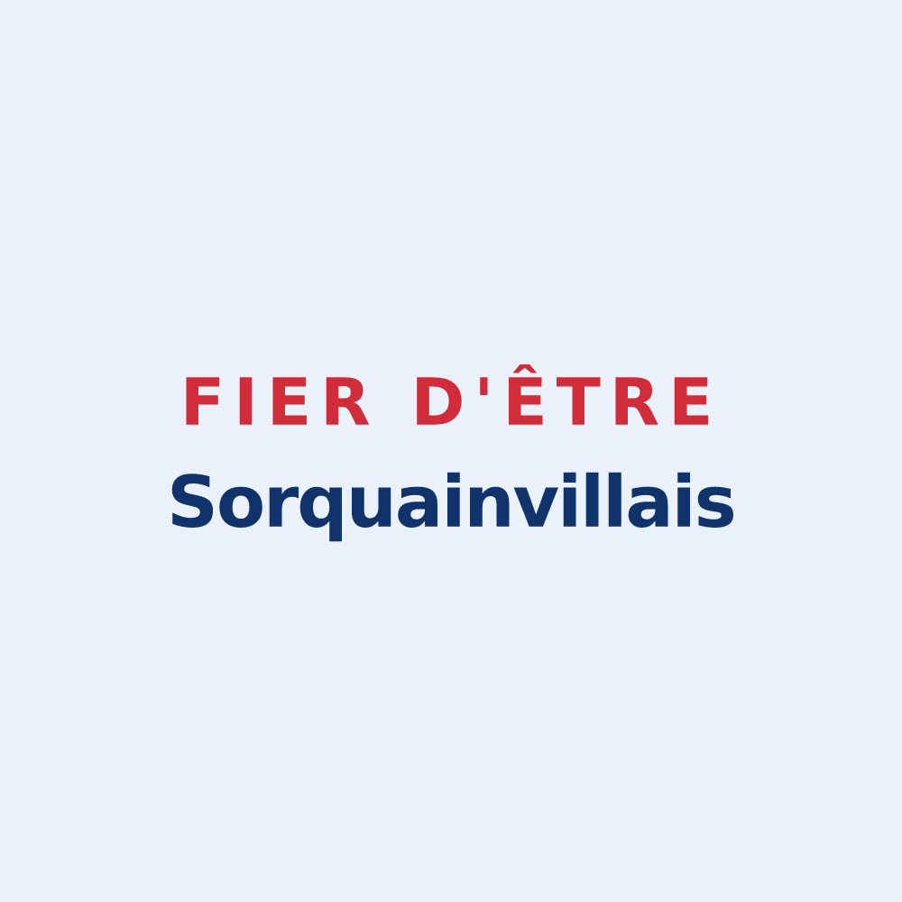 Sticker « Fier d'être Sorquainvillais » — design pour Sorquainville