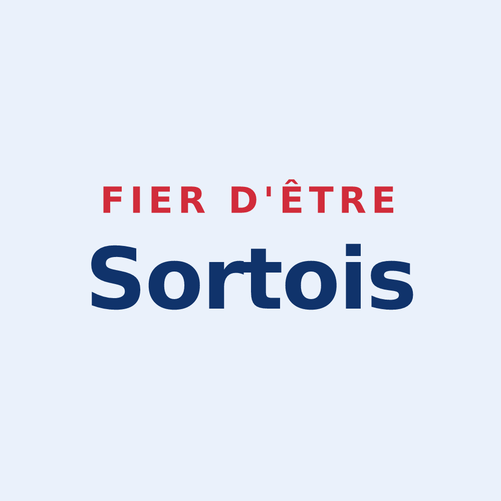Sticker « Fier d'être Sortois » — design pour Sort-en-Chalosse