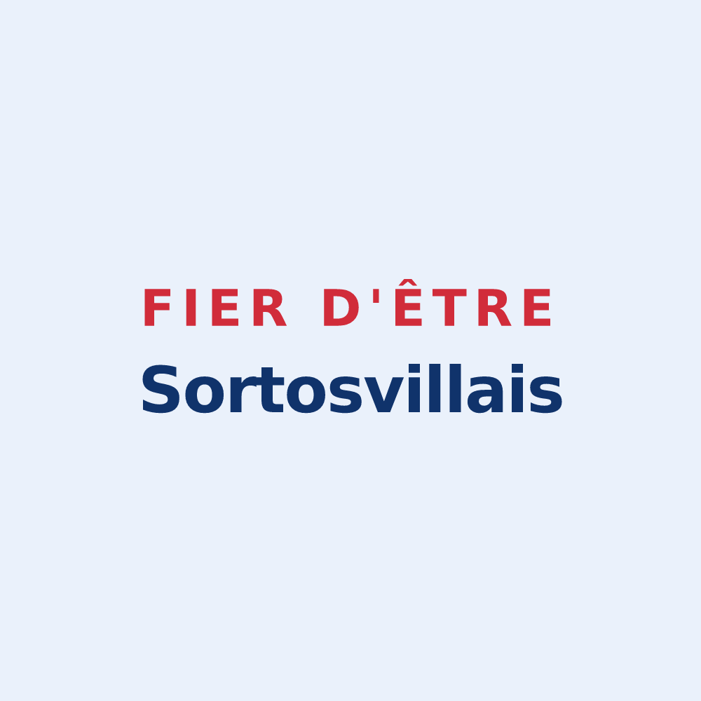 Sticker « Fier d'être Sortosvillais » — design pour Sortosville-en-Beaumont