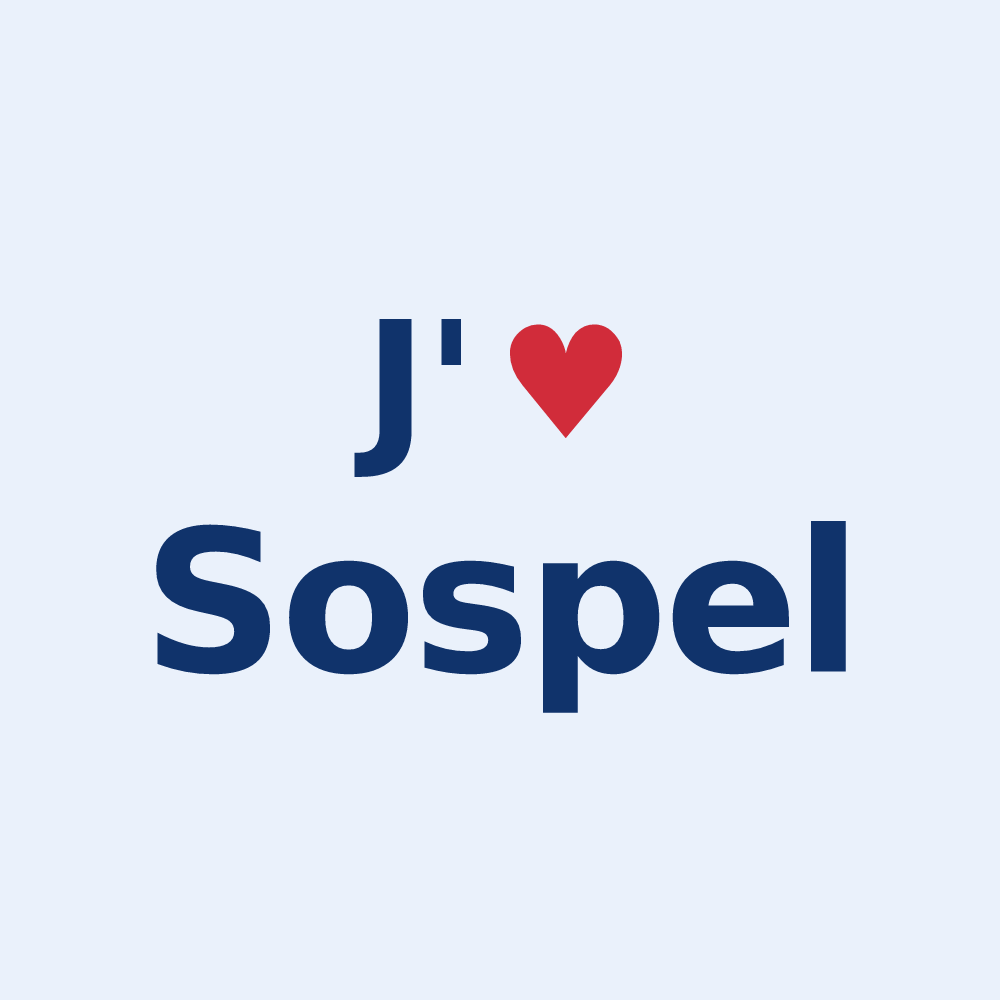 Sticker personnalisé Sospel — design J'aime Sospel