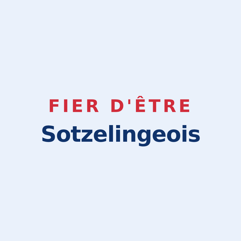 Sticker « Fier d'être Sotzelingeois » — design pour Sotzeling