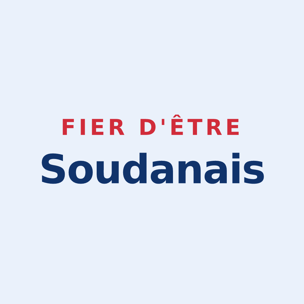 Sticker « Fier d'être Soudanais » — design pour Soudan