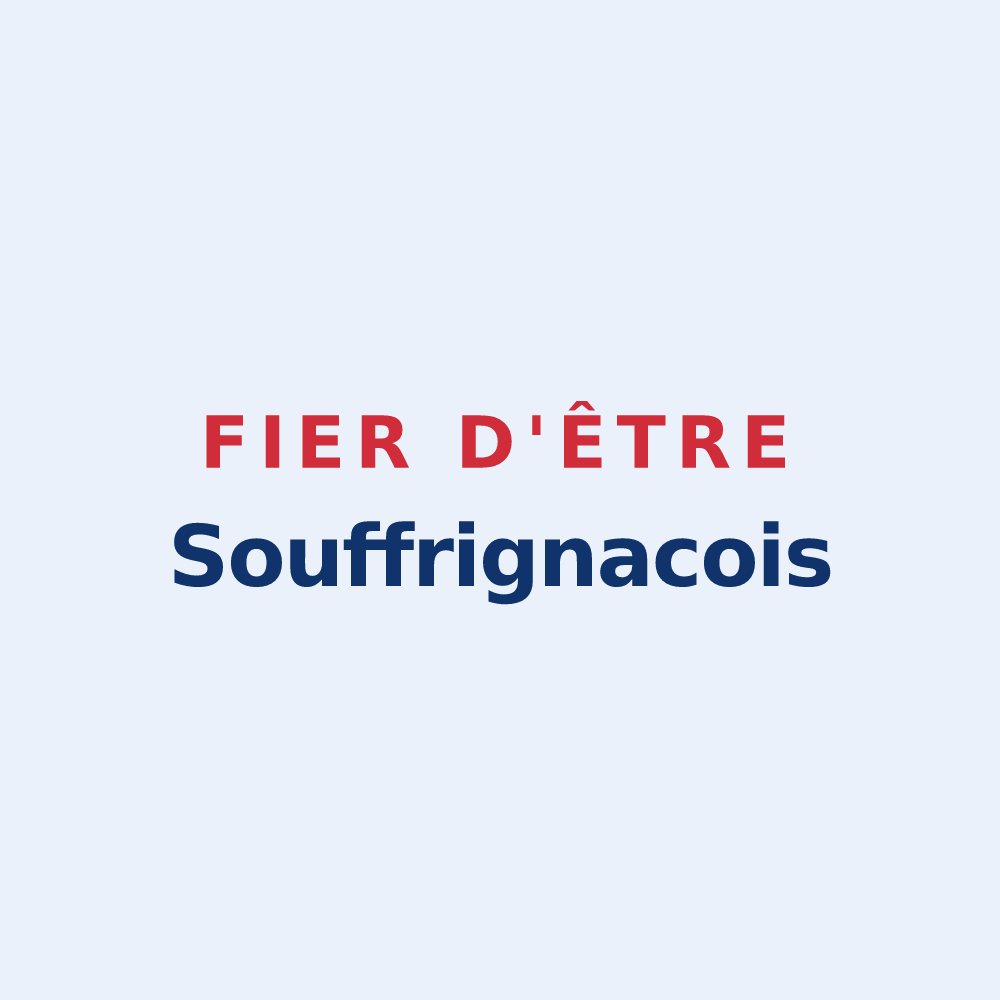 Sticker « Fier d'être Souffrignacois » — design pour Souffrignac