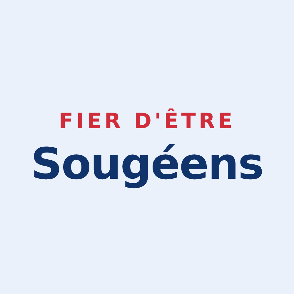 Sticker « Fier d'être Sougéens » — design pour Sougé
