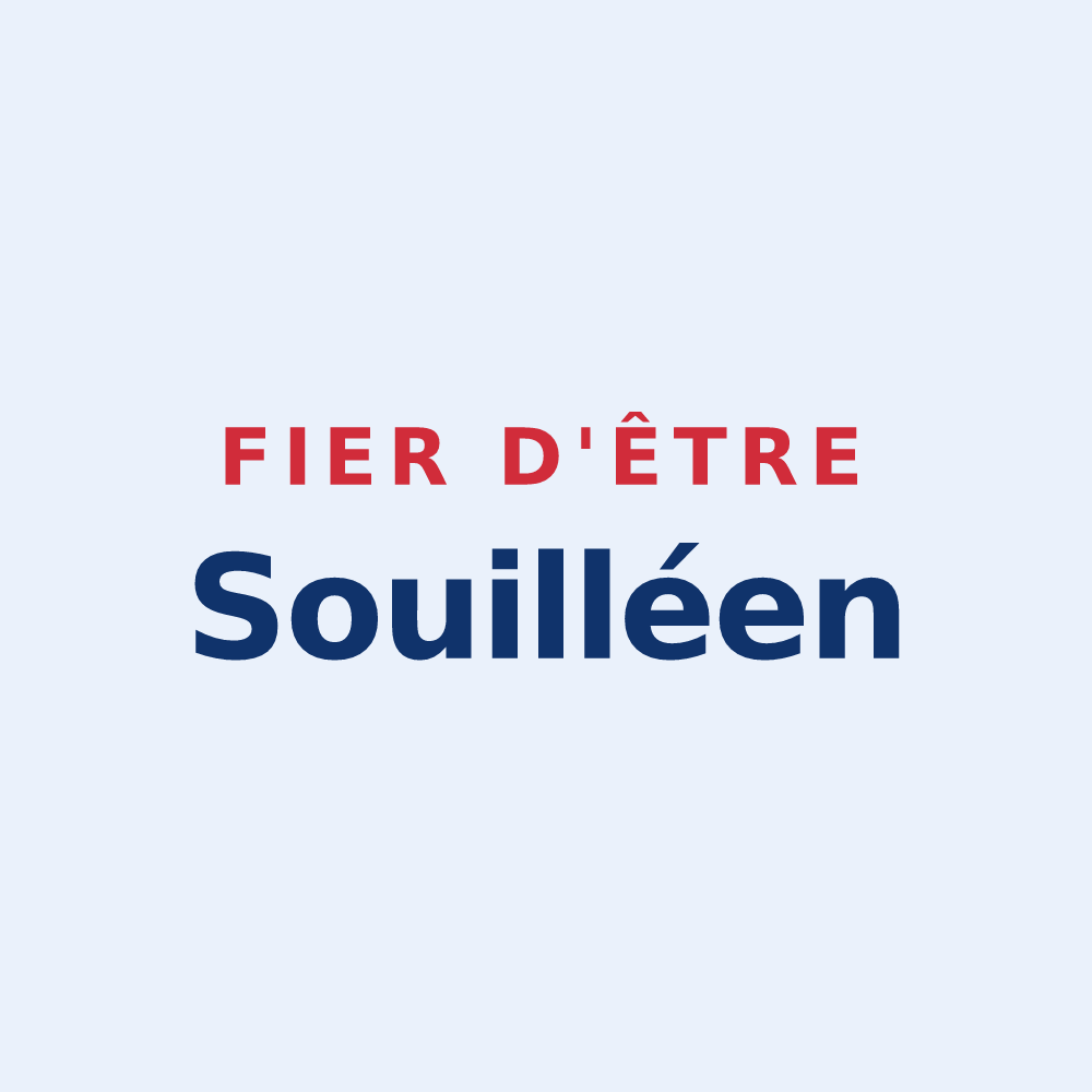 Sticker « Fier d'être Souilléen » — design pour Souillé