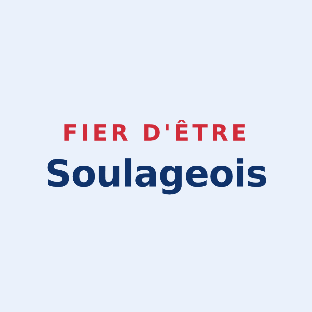 Sticker « Fier d'être Soulageois » — design pour Soulages
