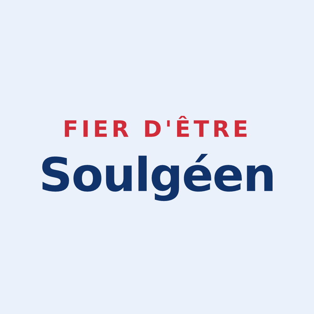 Sticker « Fier d'être Soulgéen » — design pour Soulgé-sur-Ouette