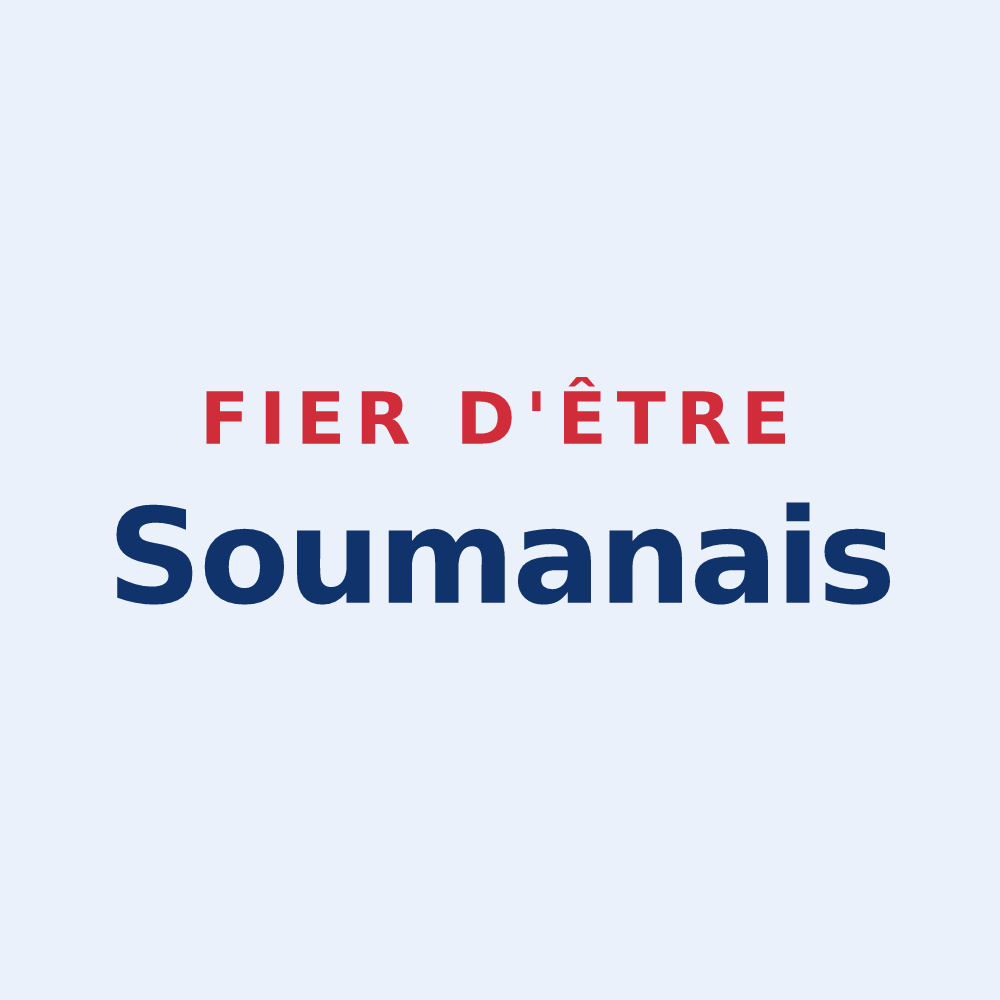 Sticker « Fier d'être Soumanais » — design pour Soumans