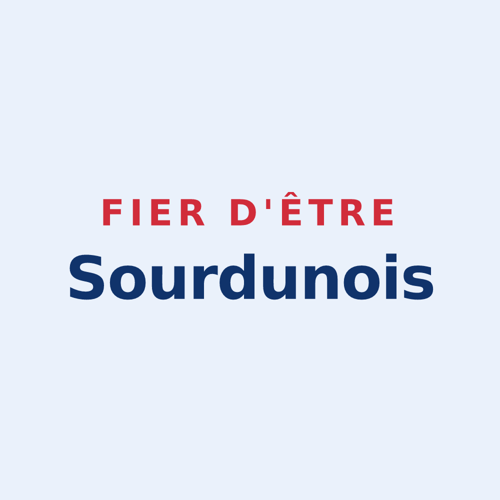 Sticker « Fier d'être Sourdunois » — design pour Sourdun