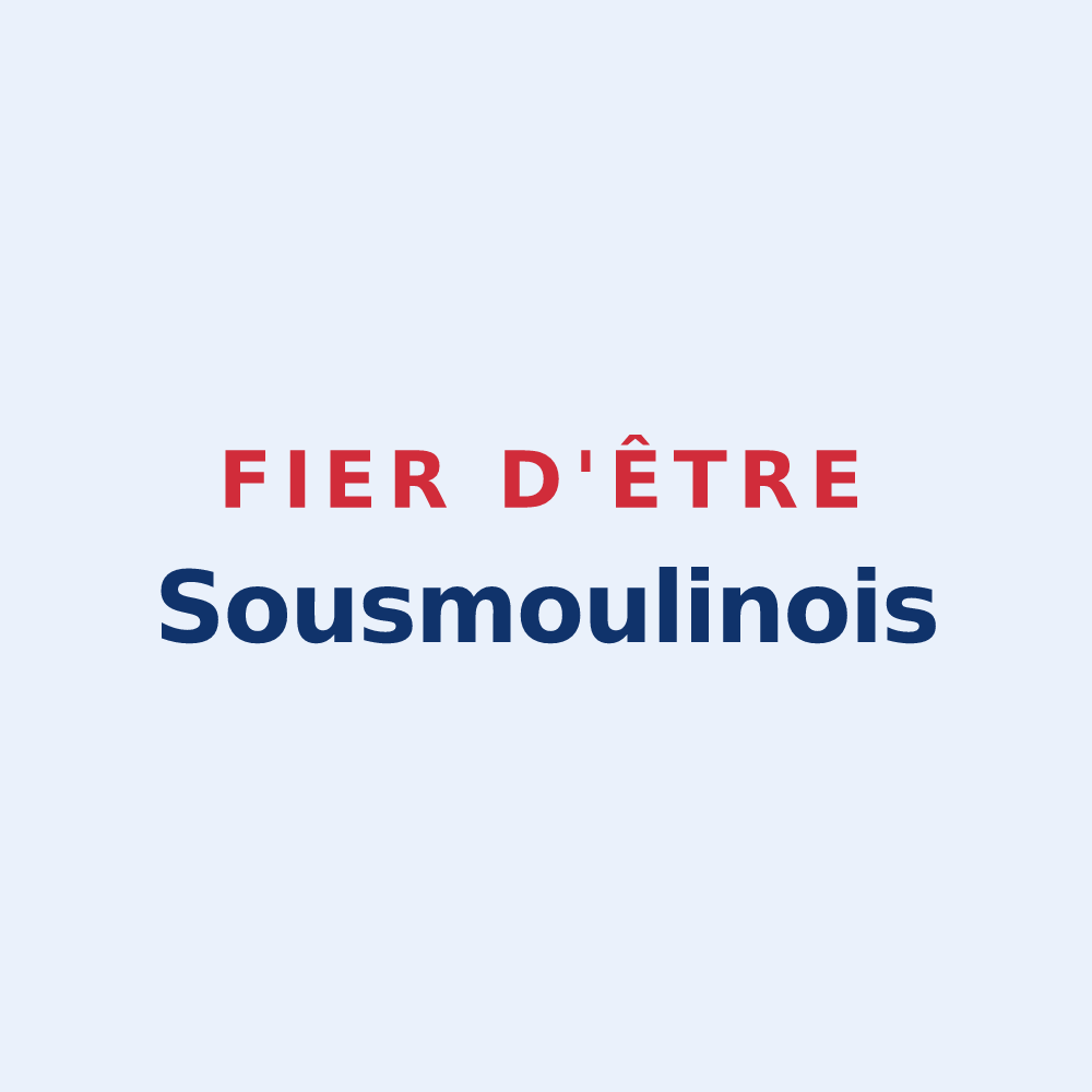Sticker « Fier d'être Sousmoulinois » — design pour Sousmoulins