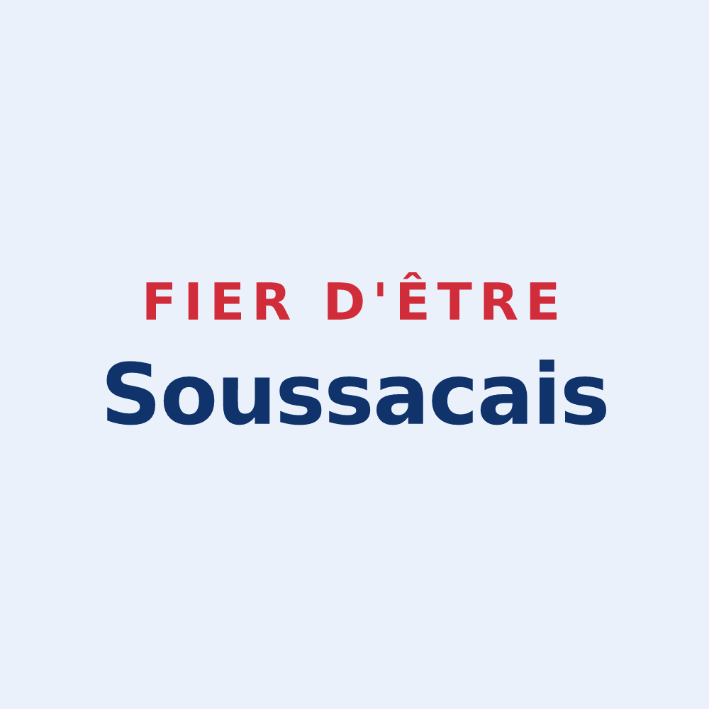 Sticker « Fier d'être Soussacais » — design pour Soussac