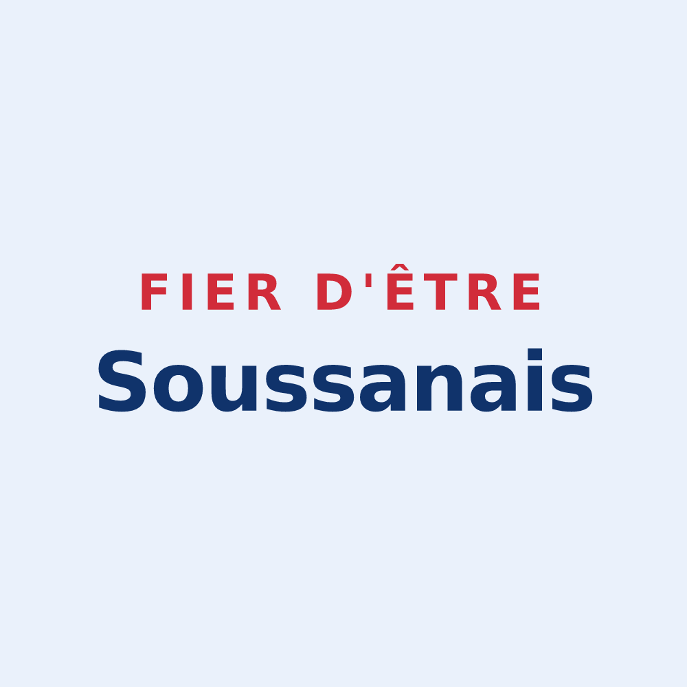 Sticker « Fier d'être Soussanais » — design pour Soussans