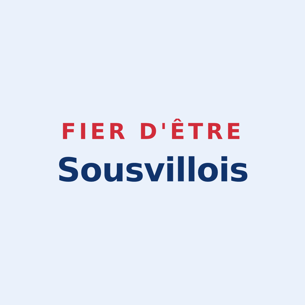 Sticker « Fier d'être Sousvillois » — design pour Sousville