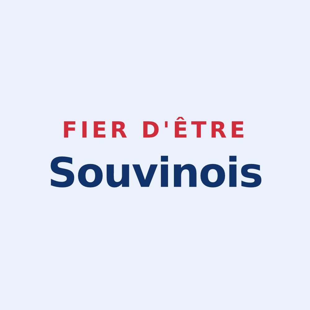 Sticker « Fier d'être Souvinois » — design pour Souvigné