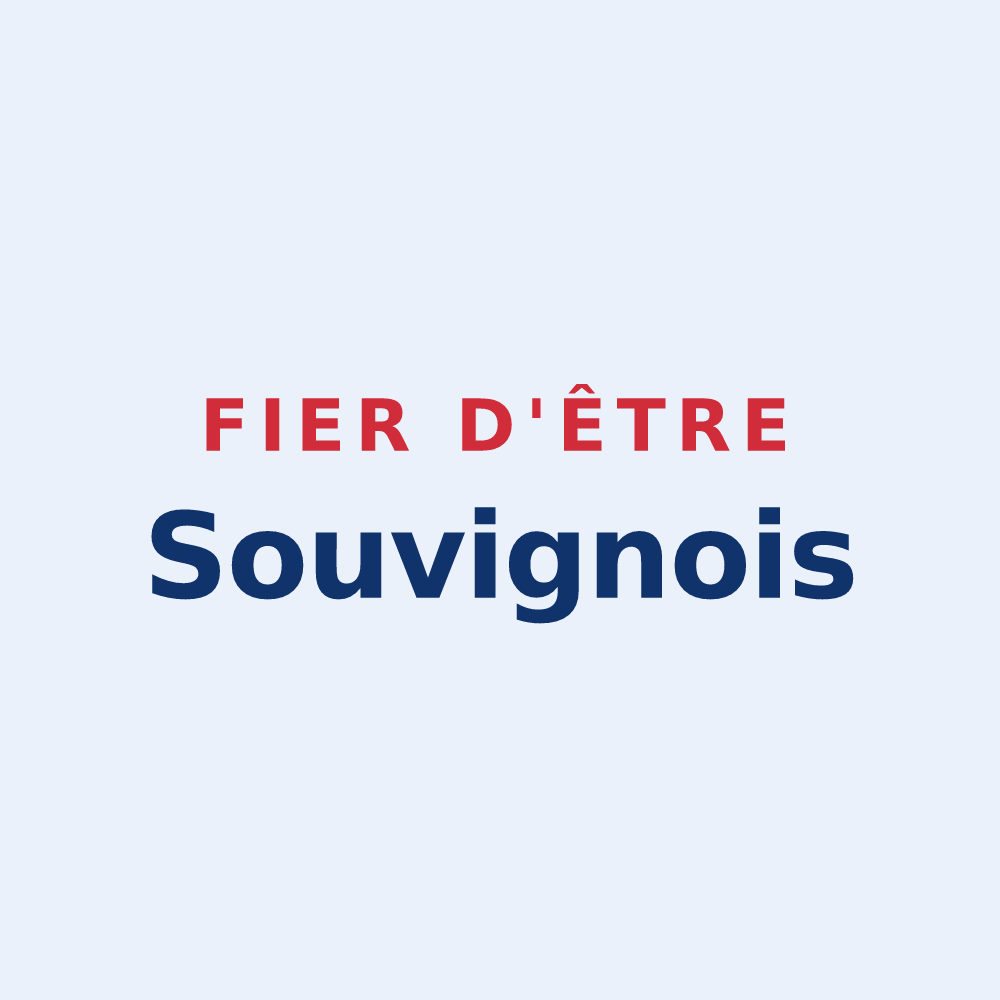 Sticker « Fier d'être Souvignois » — design pour Souvigné