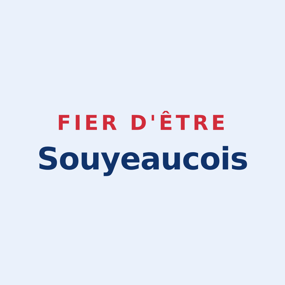 Sticker « Fier d'être Souyeaucois » — design pour Souyeaux