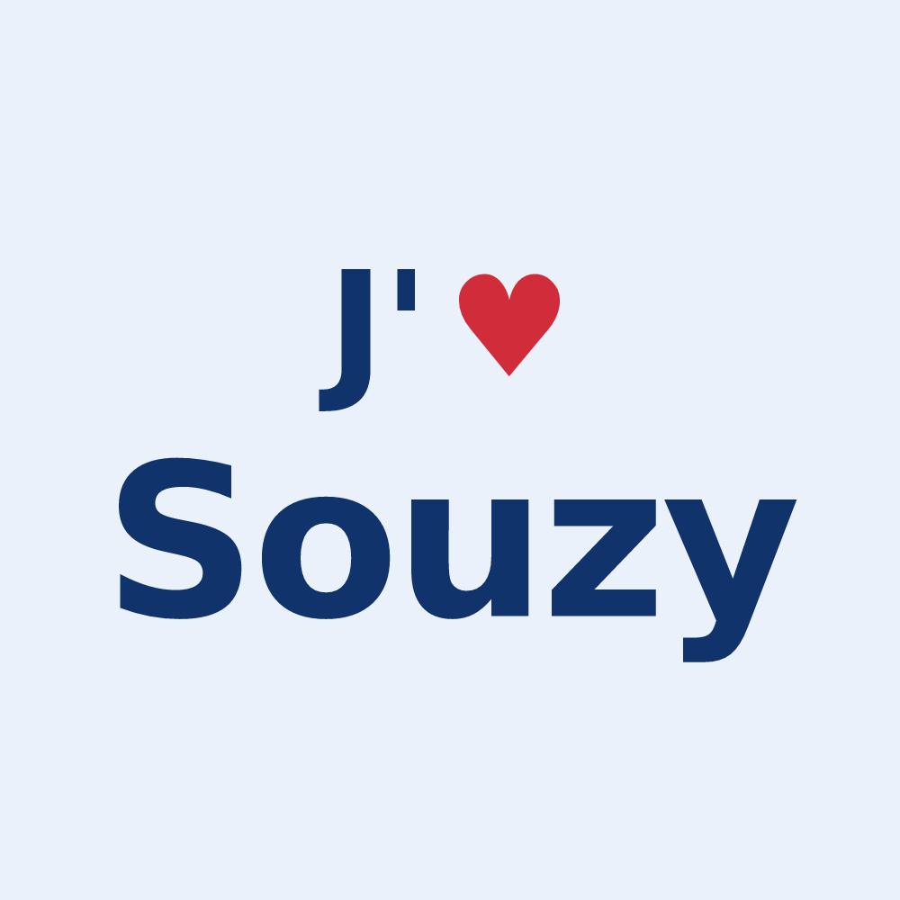 Sticker personnalisé Souzy — design J'aime Souzy
