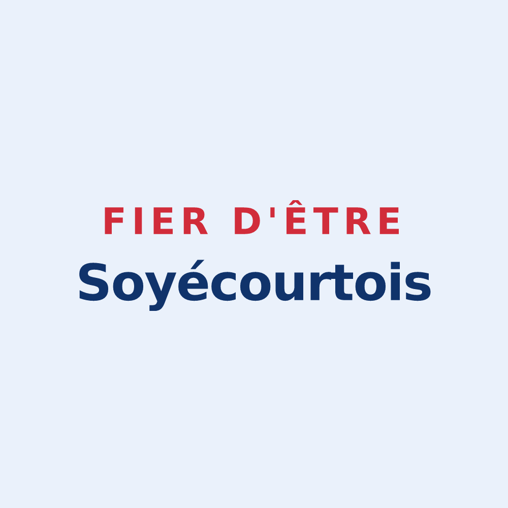 Sticker « Fier d'être Soyécourtois » — design pour Soyécourt