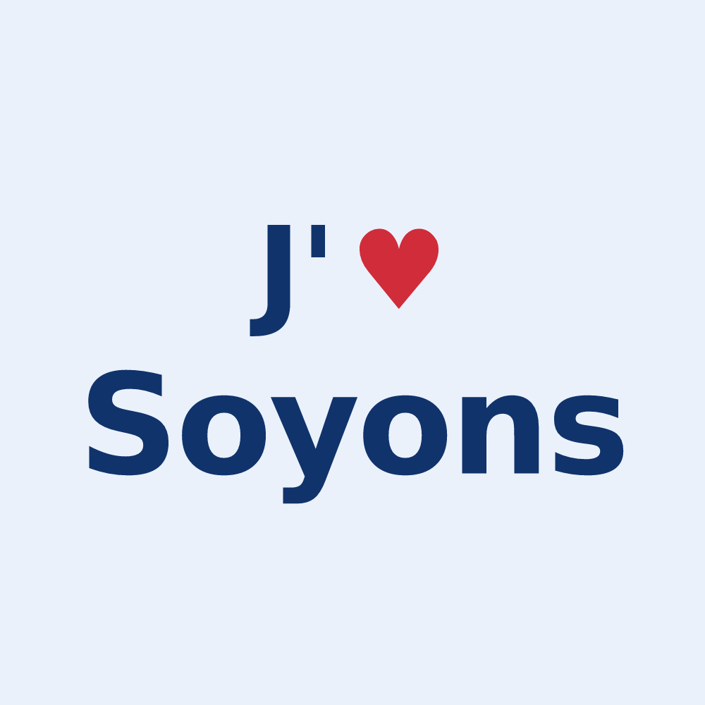 Sticker personnalisé Soyons — design J'aime Soyons