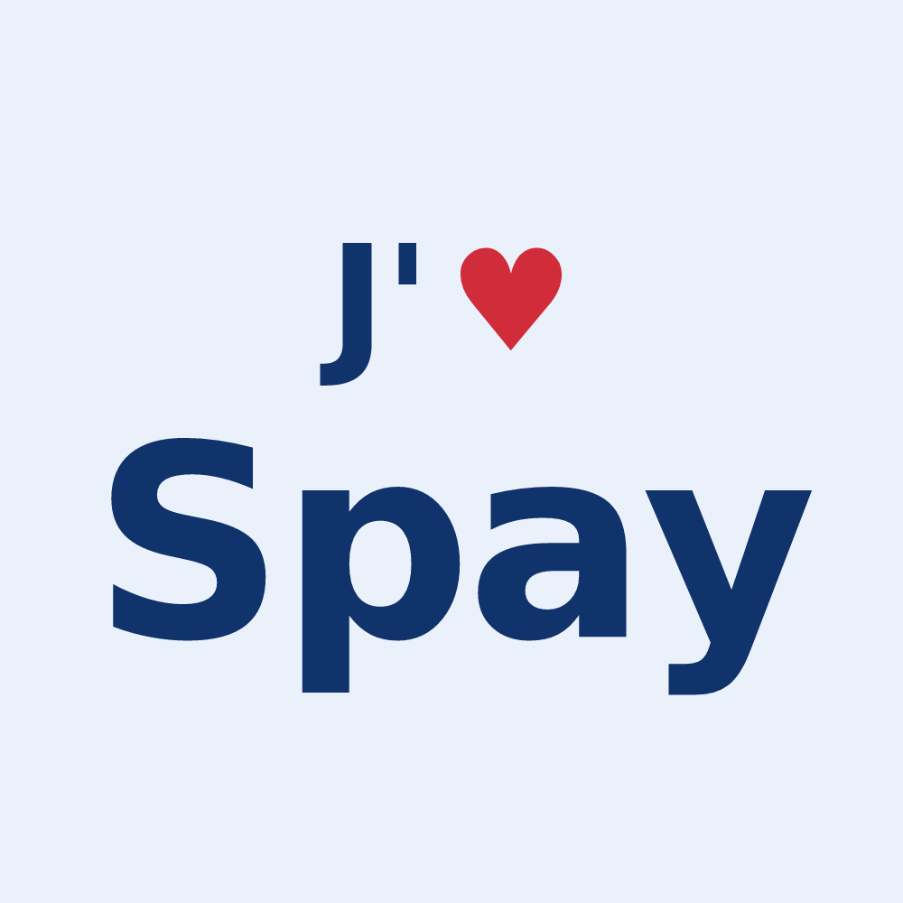 Sticker personnalisé Spay — design J'aime Spay