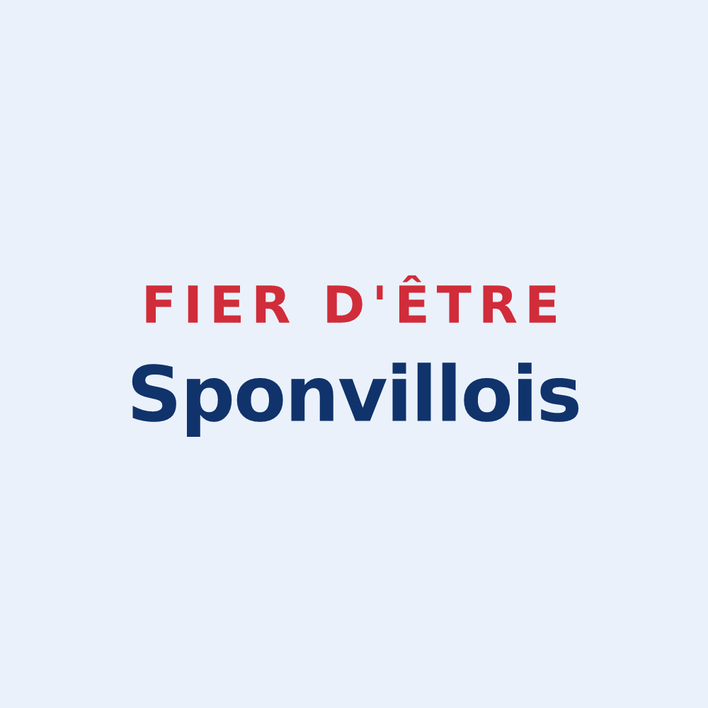 Sticker « Fier d'être Sponvillois » — design pour Sponville