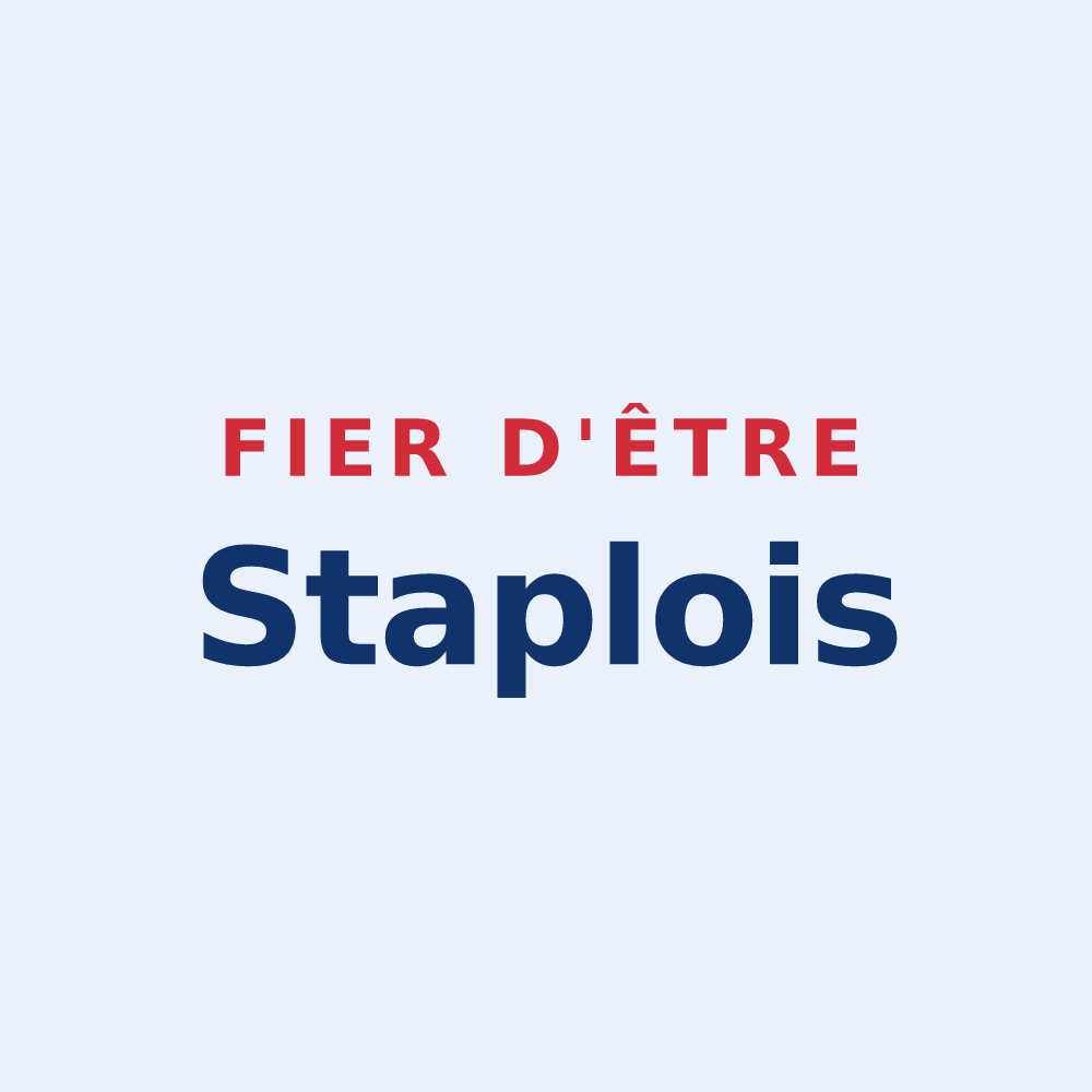 Sticker « Fier d'être Staplois » — design pour Staple