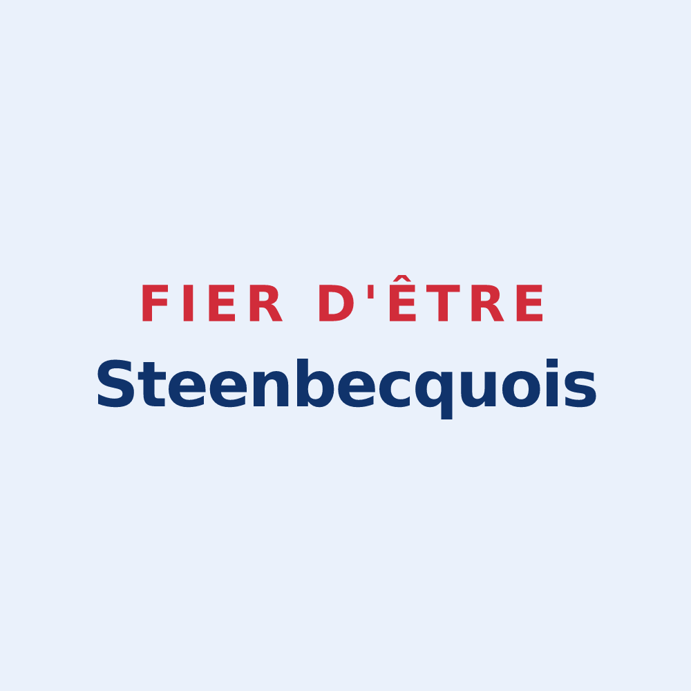 Sticker « Fier d'être Steenbecquois » — design pour Steenbecque