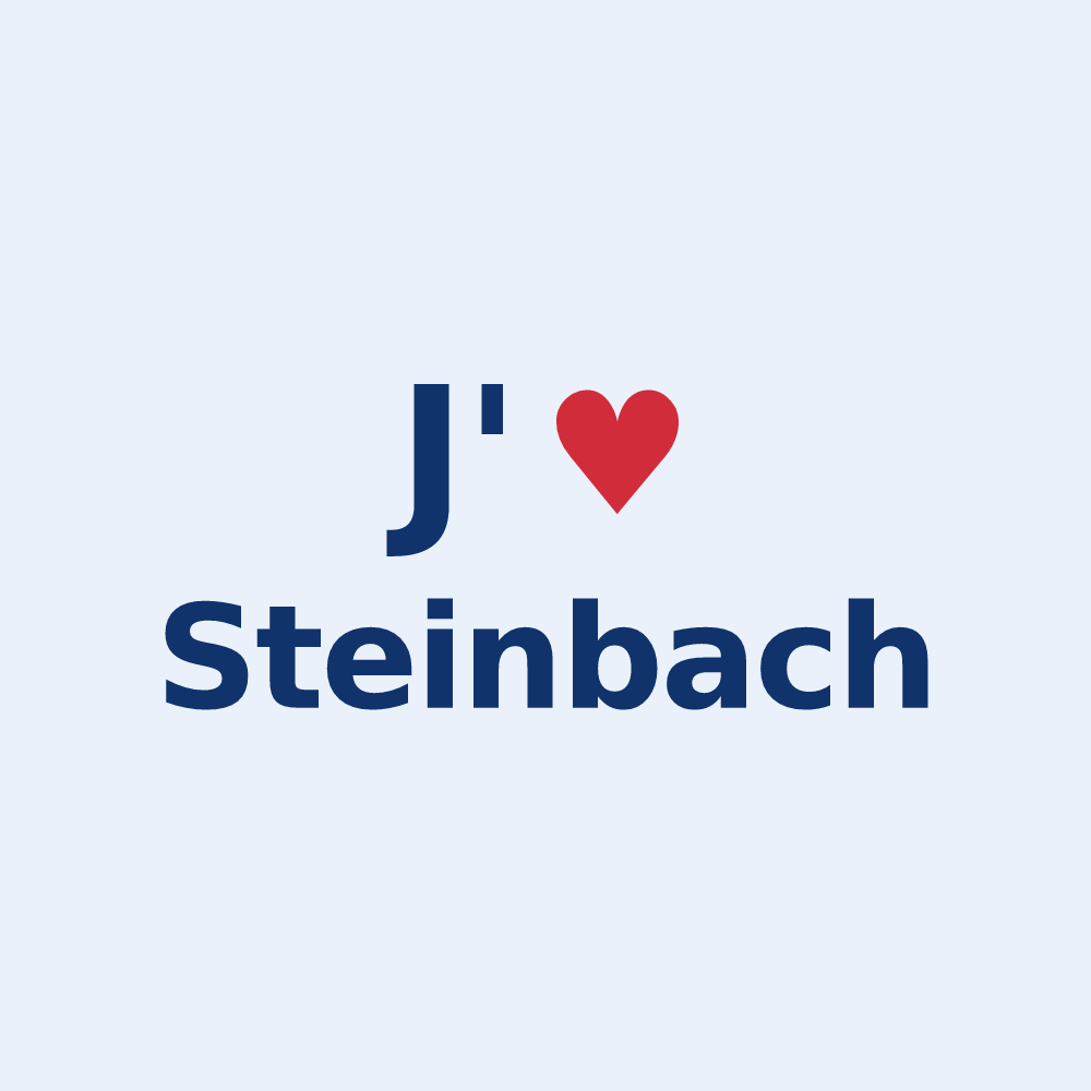 Sticker personnalisé Steinbach — design J'aime Steinbach