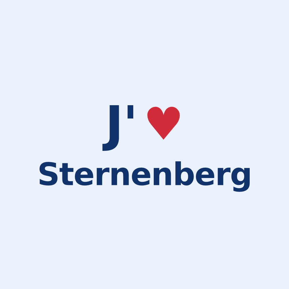 Sticker personnalisé Sternenberg — design J'aime Sternenberg