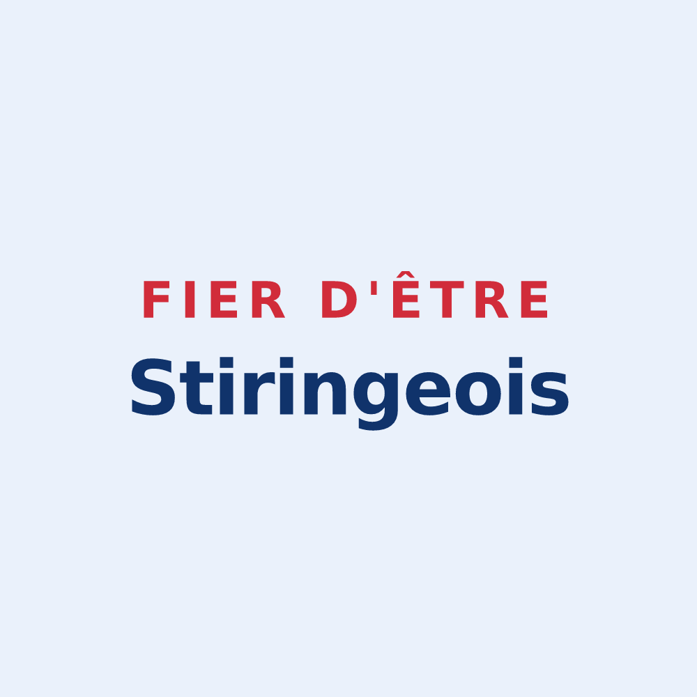 Sticker « Fier d'être Stiringeois » — design pour Stiring-Wendel