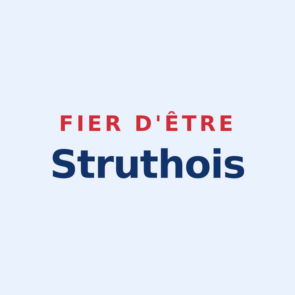Sticker « Fier d'être Struthois » — design pour Struth
