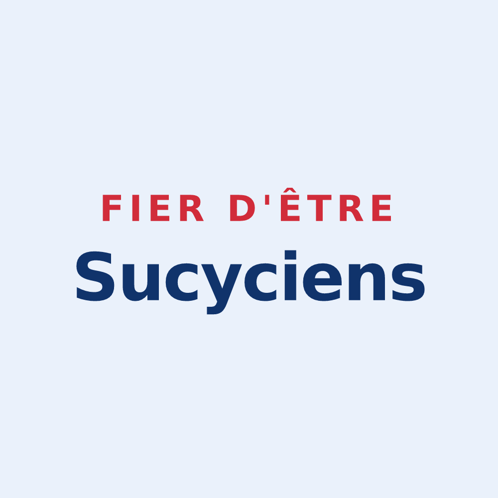 Sticker « Fier d'être Sucyciens » — design pour Sucy-en-Brie