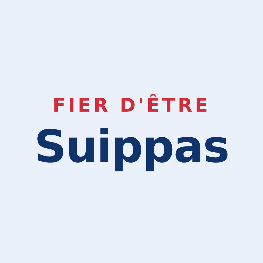 Sticker « Fier d'être Suippas » — design pour Suippes