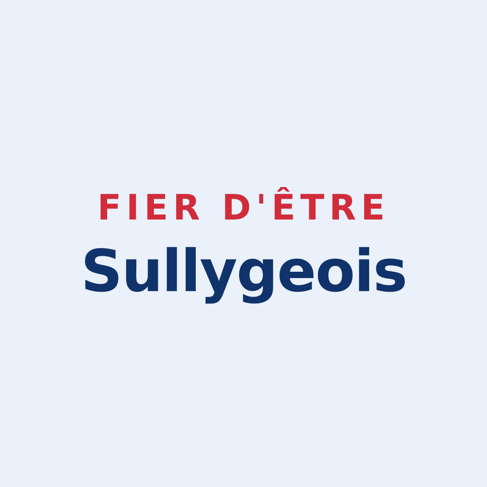 Sticker « Fier d'être Sullygeois » — design pour Sully-la-Chapelle