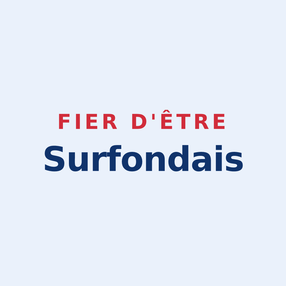 Sticker « Fier d'être Surfondais » — design pour Surfonds